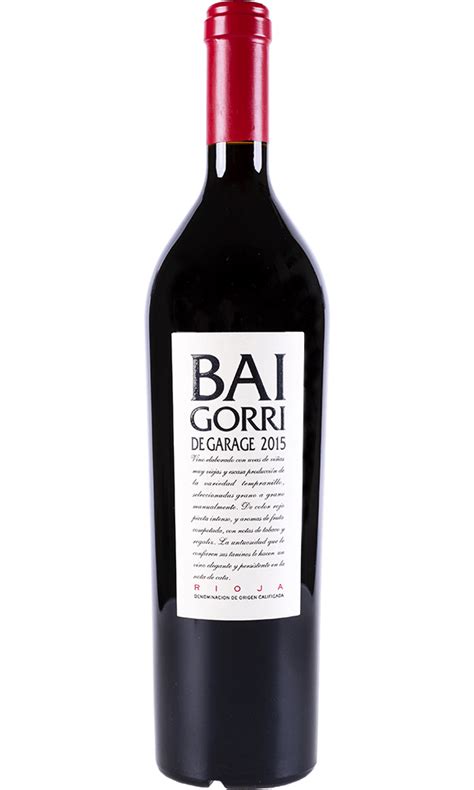 Baigorri Garage Tinto 75cl 1898 Drinks Boutique