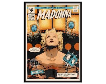 Madonna Print Madame X Comic Cover Art Etsy UK