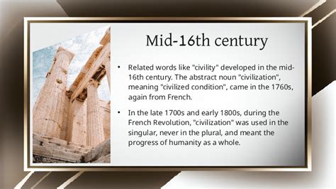 Presentation Template: The history of civilization