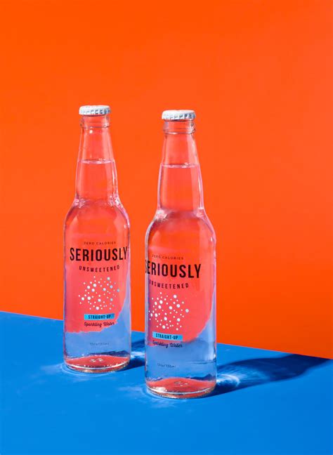 Seriously Unsweetened Sparkling Water — The Dieline Packaging