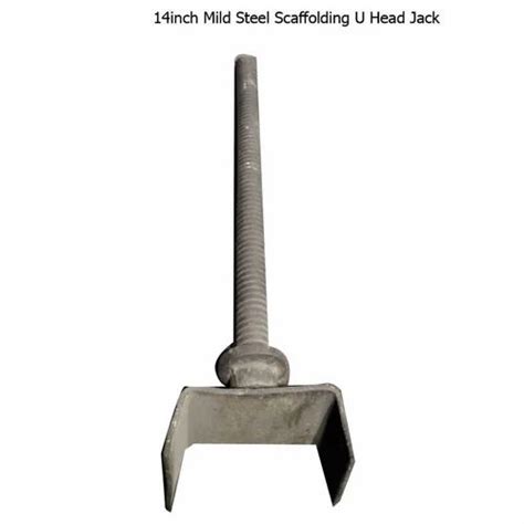 Adjustable 14inch Mild Steel Scaffolding U Head Jack At Rs 58kg In