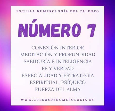 El Significado Del Numero 7