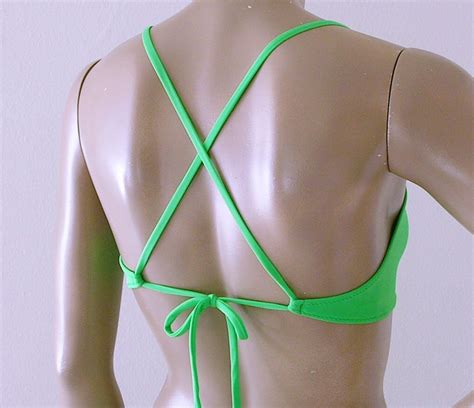 Crossback Ballet Top And Scrunch Back Brazilian Bikini Bottom Etsy