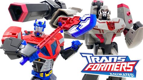 Tfa Double Review Transformers Animated Leader Class Megatron