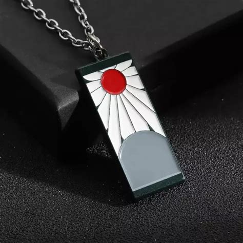 Demon Slayer Necklace Kimetsu No Yaiba Tanjiro Kamado Hanafuda N