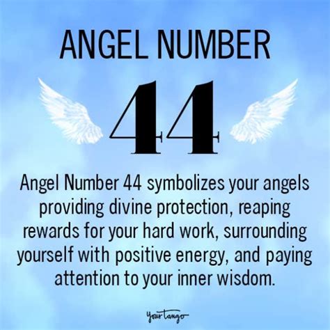 Angel Number 44 Spiritual Meaning & Symbolism | Angel number 44, Positive self affirmations ...