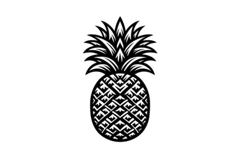 Trendy Pineapple Svg Design Printable Graphic By Artful Assetsy