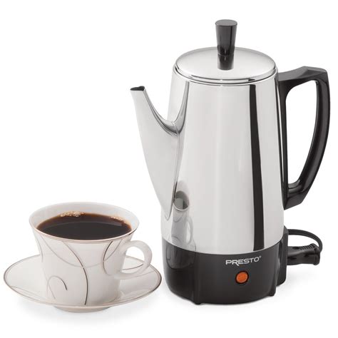 6-Cup Stainless Steel Coffee Maker - Coffee Makers - Presto®