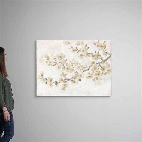 Winston Porter Neutral Cherry Blossom Composition I Framed On Canvas By