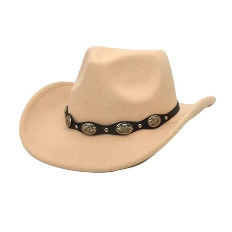 Sombrero Vaquero Beige Mujer Sombreros Vaqueros