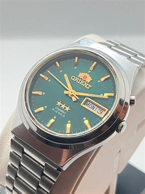 Orient Crystal Green Dial Men Catawiki