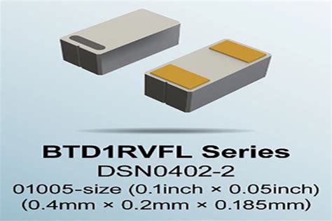 ROHM Develops The First Silicon Capacitor BTD1RVFL Series