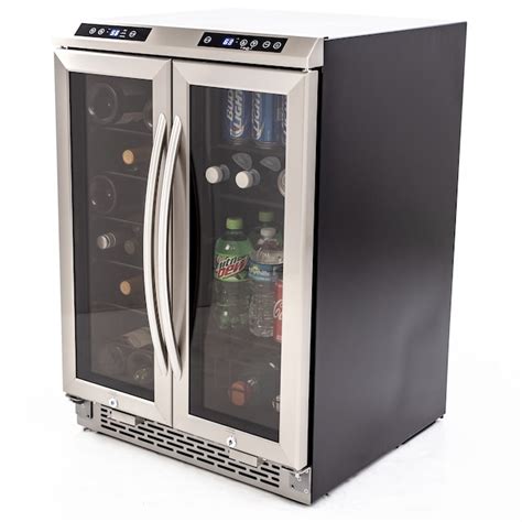 Avanti 23.5-in W 19-Bottles Stainless Steel Dual Zone Cooling Built-In ...