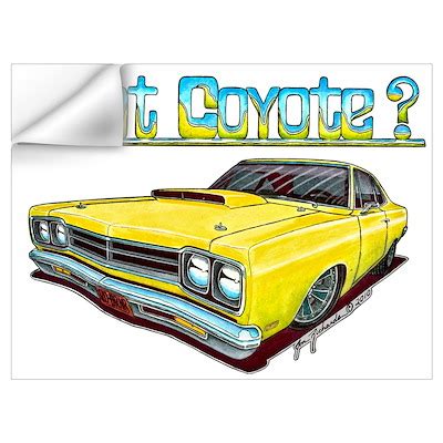 1969 Plymouth Road Runner Wall Decal