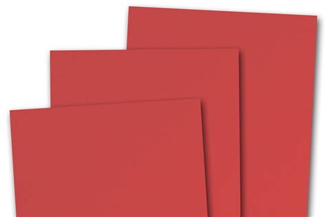 Red Discount Card Stock For Christmas Cards Invitations And Flyers