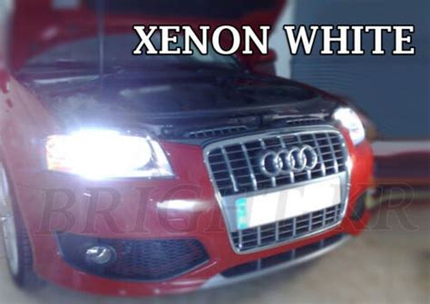 Fits Audi A3 A4 B7 8p Super Xenon 6000k White Headlight Lamp Light