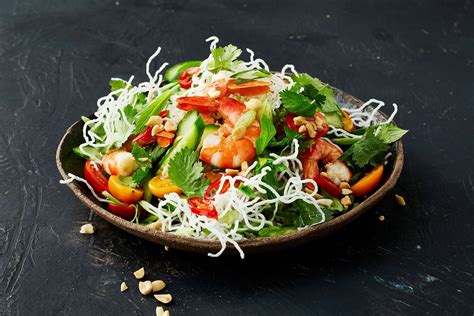 Prawn And Crispy Rice Noodle Salad