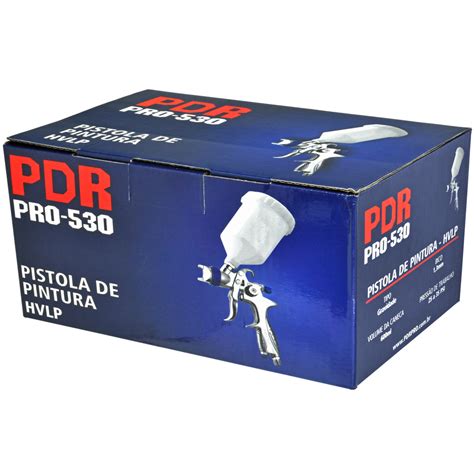 Pistola Pintura Pneum Tica Funilaria Automotiva Bico Mm Pro Pdr