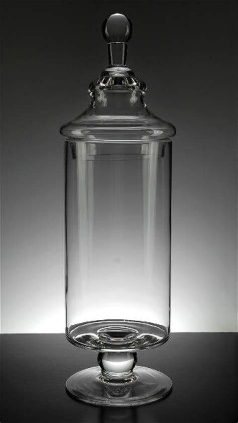 Clear Glass 14 Apothecary Jars