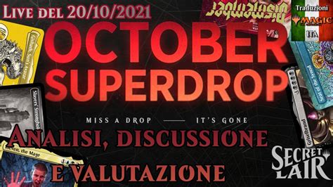 Secret Lair October Superdrop Analisi E Discussione Live Replay