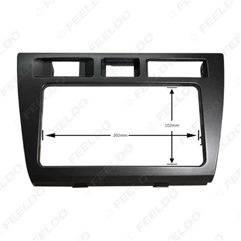 Feeldo Car Accessories Official Store Car Din Stereo Fascia Frame