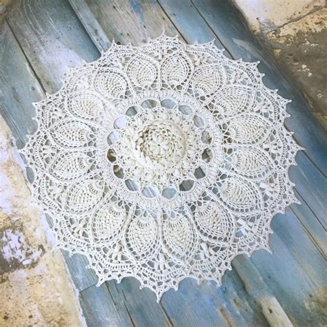 Highly Textured Lace Doily Made By Me R Crochet