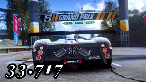 Asphalt 9 Touchdrive Pagani Zonda HP Barchetta Grand Prix Round 1