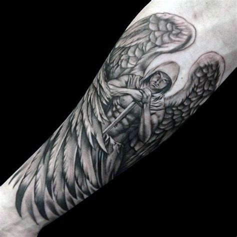 Guardian Angel Tattoos For Men Inspiration Guide Angel