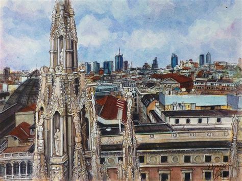 Milano Ii Painting By Henrieta Maneva Pixels