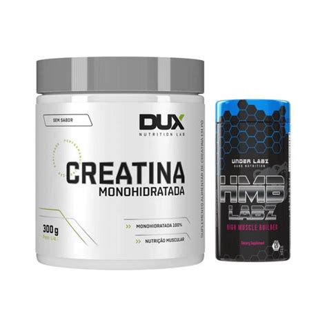 Creatina Monohidratada 300g Dux Nutrition Hmb Labz 120 V Caps