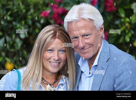 Former Tennis Player Bjorn Borg Right And His Wife Patricia Ostfeldt