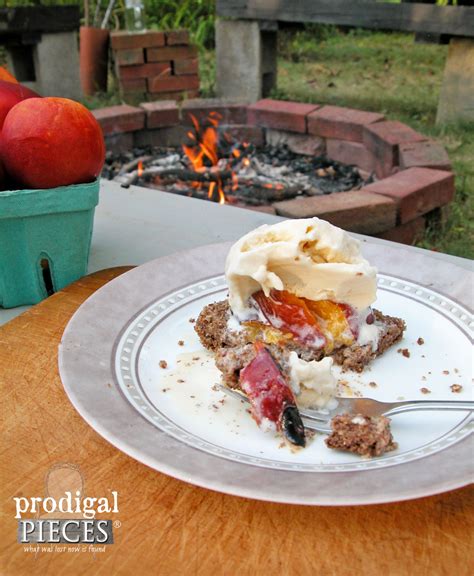 Roasted Stone Fruit Dessert ~ Campfire Treat - Prodigal Pieces