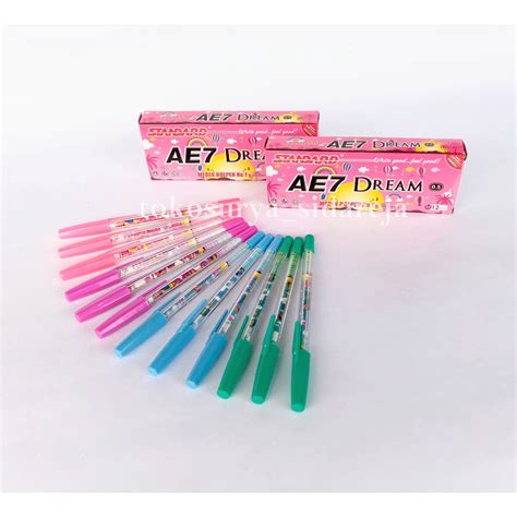 Jual Pulpen Standard Ae Dream Pink Original Pack Ballpoint Ae