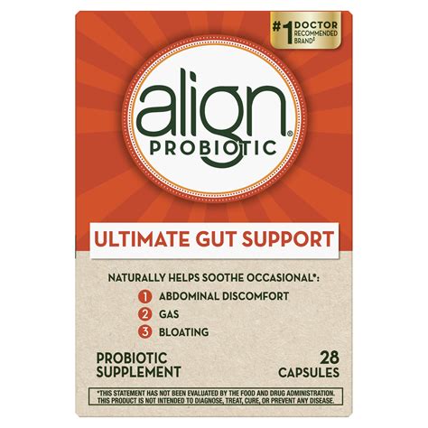 Align Probiotic Daily Digestive Health Supplement Capsules 28 Ct