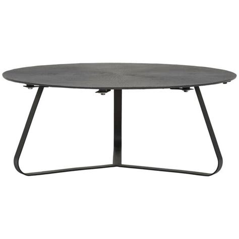 Ambia Home Beistelltisch Schwarz Metall Rund X Cm Wohnzimmer