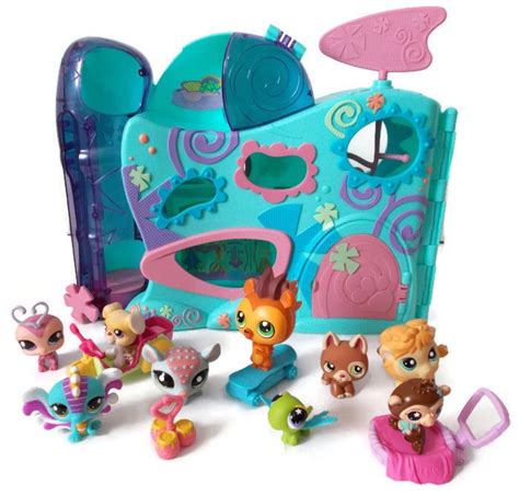 The Littlest Pet Shop House With Elevator And Figures Lps Littlest