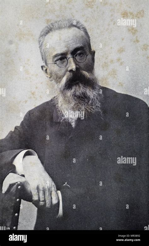 Photograph Of Nikolai Rimsky Korsakov 1844 1908 A Russian Composer