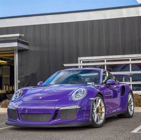 Porsche 991 GT3 RS Painted In Ultraviolet Purple Photo Taken By