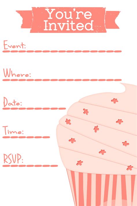 Free Printable Birthday Invitation Template Free Printable Birthday