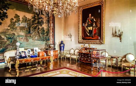 Interior of the Ajuda National Palace. Lisbon, Portugal Stock Photo - Alamy