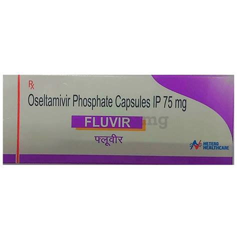 Oseltamivir Phosphate 75Mg Fluvir 75 Mg Capsule At Rs 300 Stripe In