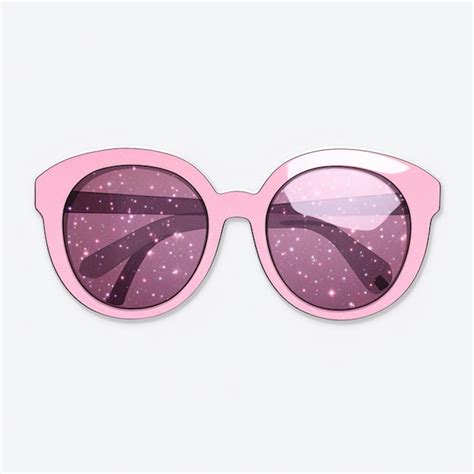 Premium Photo A Close Up Of A Pair Of Sunglasses With A Pink Frame