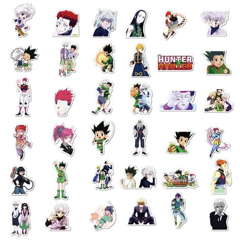 10 30 50 100pcs Hunter X Hunter Stickers Aesthetic Room Decor Hunter X Hunter Graffiti