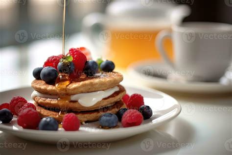 stock photo of healthy breakfast Editorial food photography Generative ...