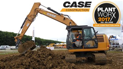 Case Cx130 Excavator At Plantworx 2017 Youtube