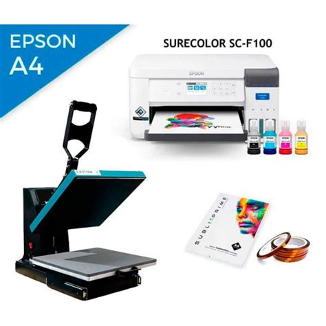 Pack Inkone Flatpress X Cm Printer Epson Surecolor Sc F For