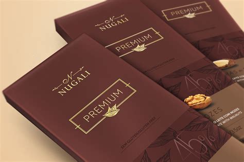 Premium Chocolate Bars Nugali By Fazdesign On Behance