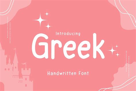 Greek handwritten font | Handwriting Fonts ~ Creative Market