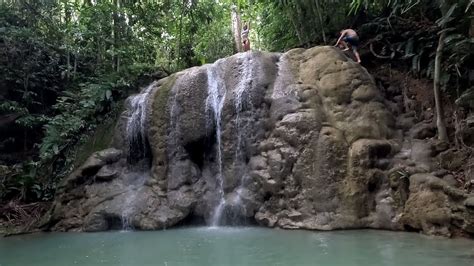 Playing At Lugnason Falls San Juan Siquijor Philippines YouTube