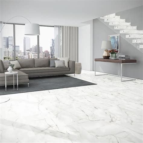 Porcelanato Interno M Rmore Esmaltado Polido Borda Reta Calacata Gold